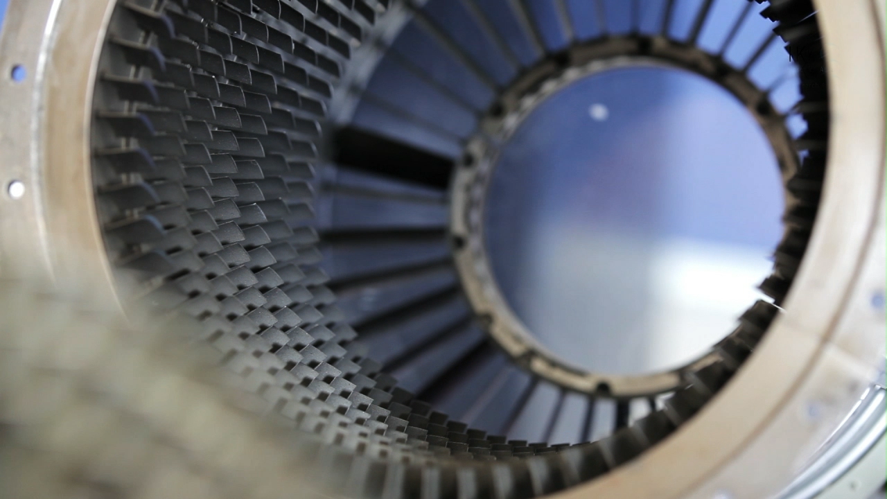 alabe del rotor de avión