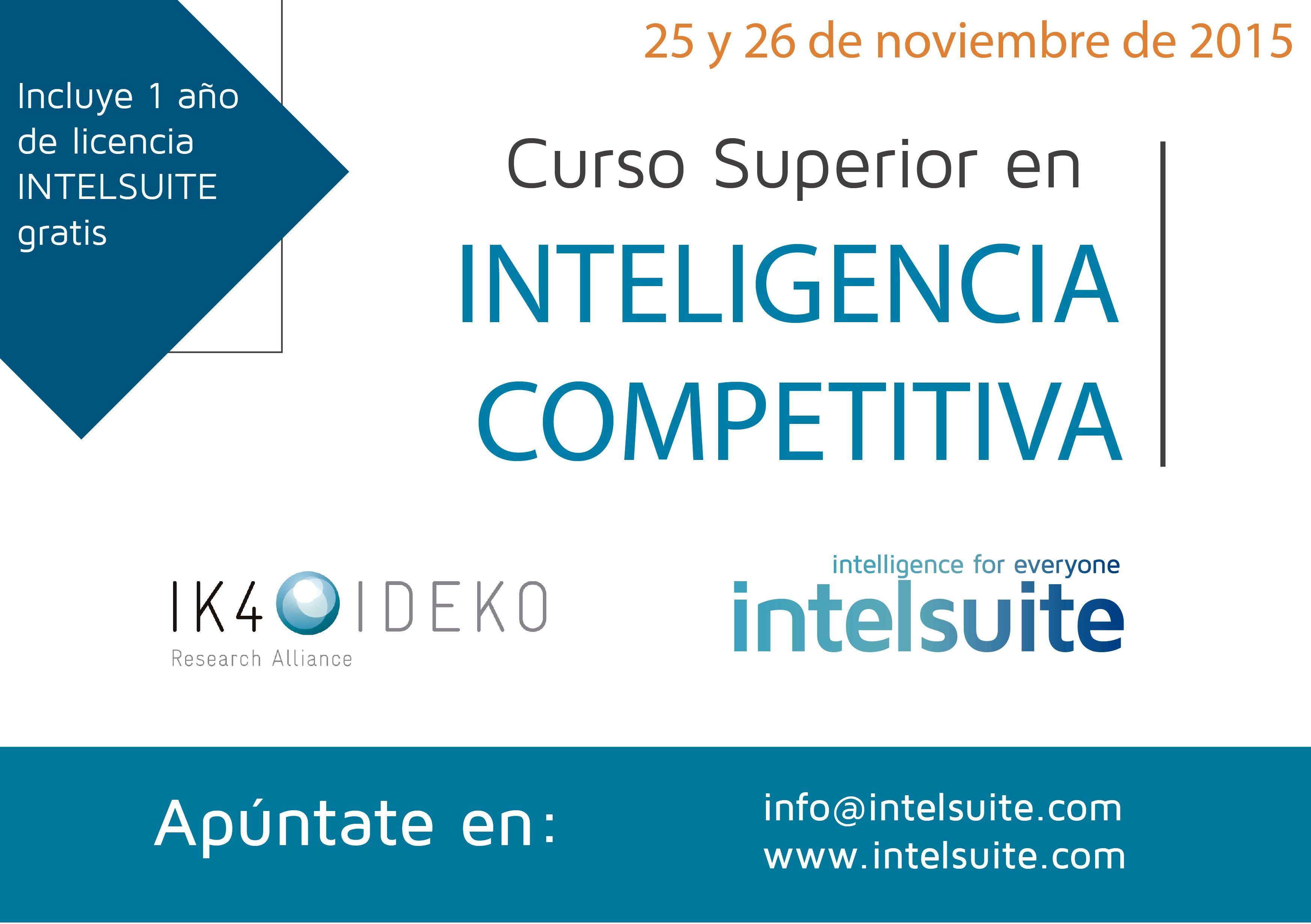 banner curso inteligencia competitiva en IK4-IDEKO