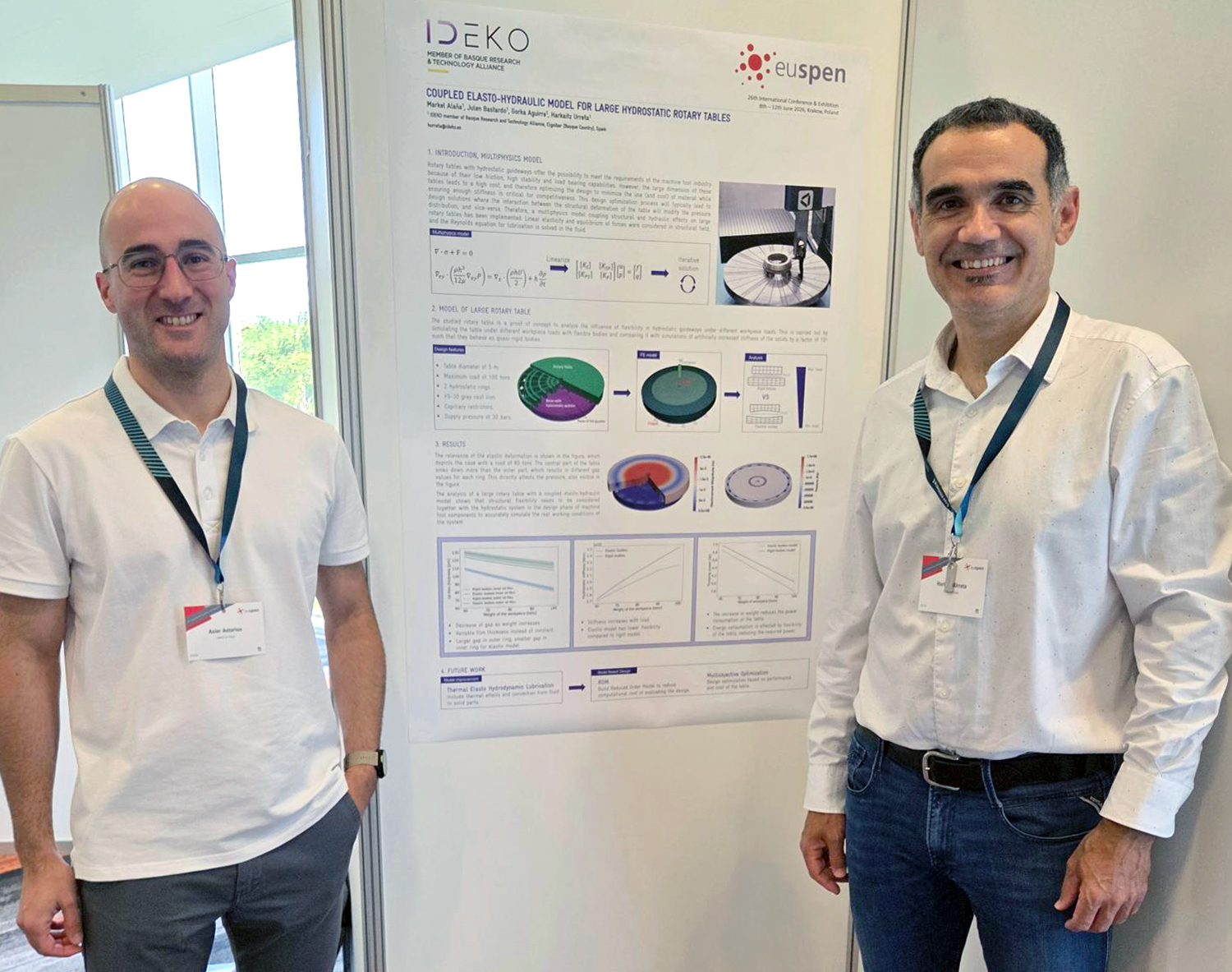 IDEKO presenta sus avances en ingeniería de precisión en la conferencia internacional ICE 2026