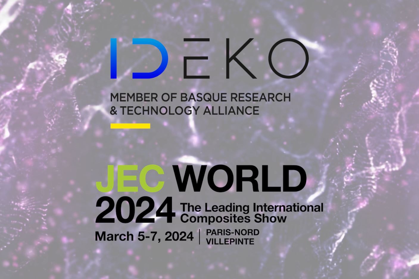 IDEKOk industria aeronautikoaren iraunkortasunean eta digitalizazioan jarri du arreta JEC World 2024an