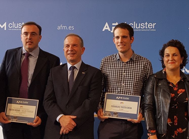 IK4-IDEKO galardonado con el premio de mejor ponencia en euskera en el Congreso de Máquina Herramienta