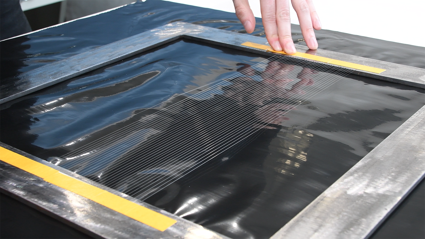 Customized treatment and ultraviolet curing in composites for more efficient transport